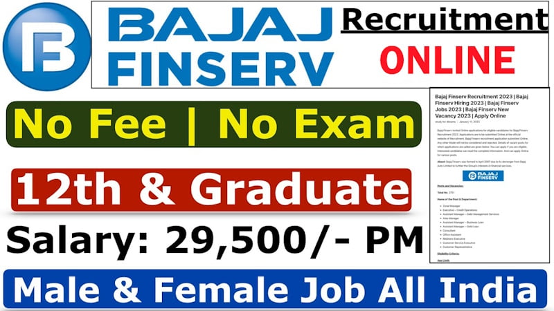 Bajaj Finserv Career