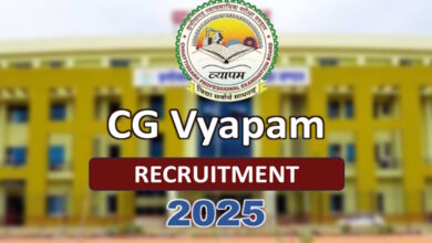 CG Vyapam Recruitment 2025