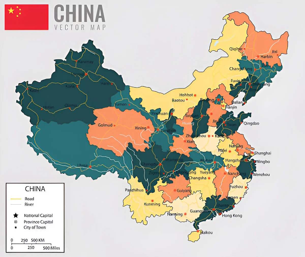 China Largest Country in World by Area