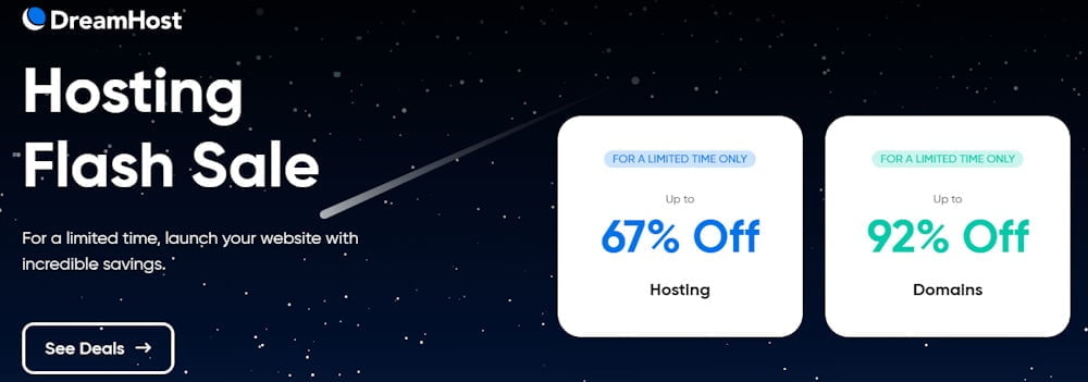 DreamHost Flash Sale Review