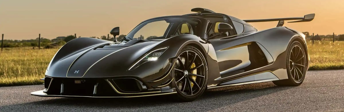 HENNESSEY VENOM F5 Top 10 Fastest Cars in the World