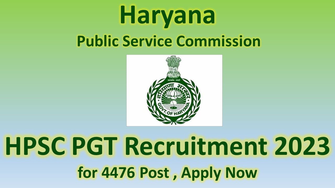 HPSC PGT Vacancy