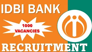 IDBI Bank ESO Recruitment 2024 Notification for 1000 Posts | Online Apply