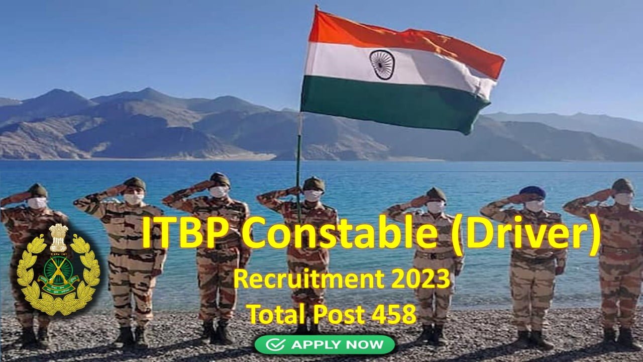 ITBP Recruitment For Constable (Driver)