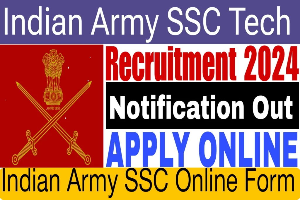 Indian Army SSC Tech Recruitment 2024 Notification for 381 Posts | Online Form