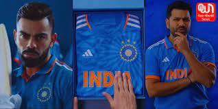 Indian Cricket Team's Striking New Jerseys for ICC World Cup 2023 Unveiled