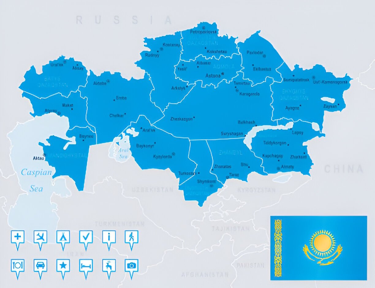 Kazakhstan Largest Country in World by Area