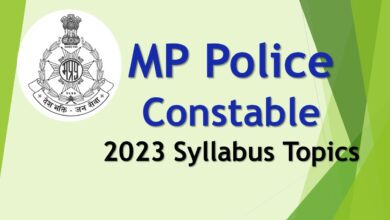 MP police Syllabus