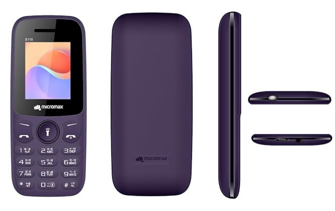 Micromax S115 Purple