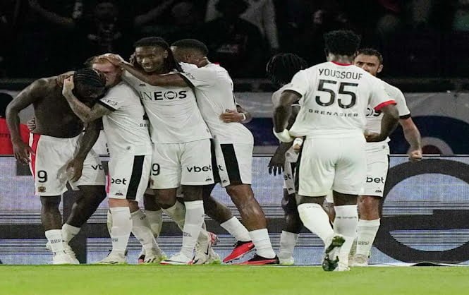 Moffi Upstages Mbappe as Nice Beat PSG 3-2 in Ligue