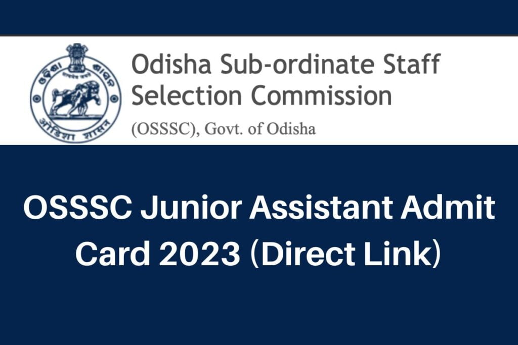 OSSSC-Junior-Assistant-Admit-Card-