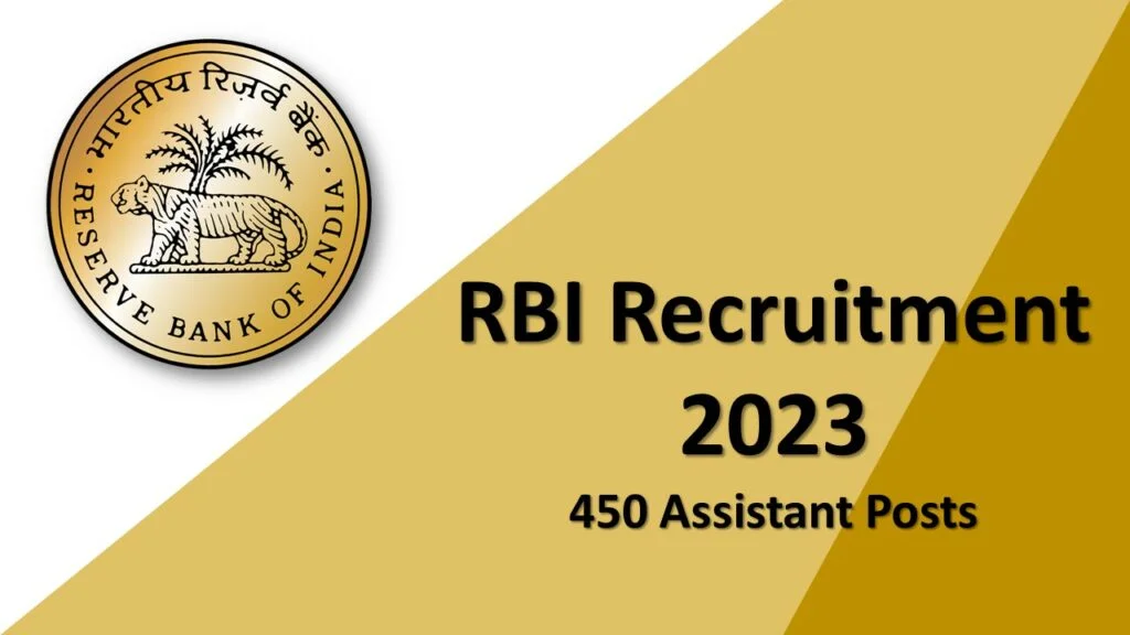 Reserve Bank of India Recruitment – Apply Online for 450 Assistant Posts