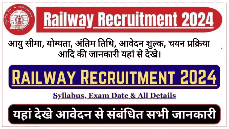 Railway Recruitment Board (RRB) Junior Engineer Recruitment 2024 Notification for 7951 Posts – Apply Now