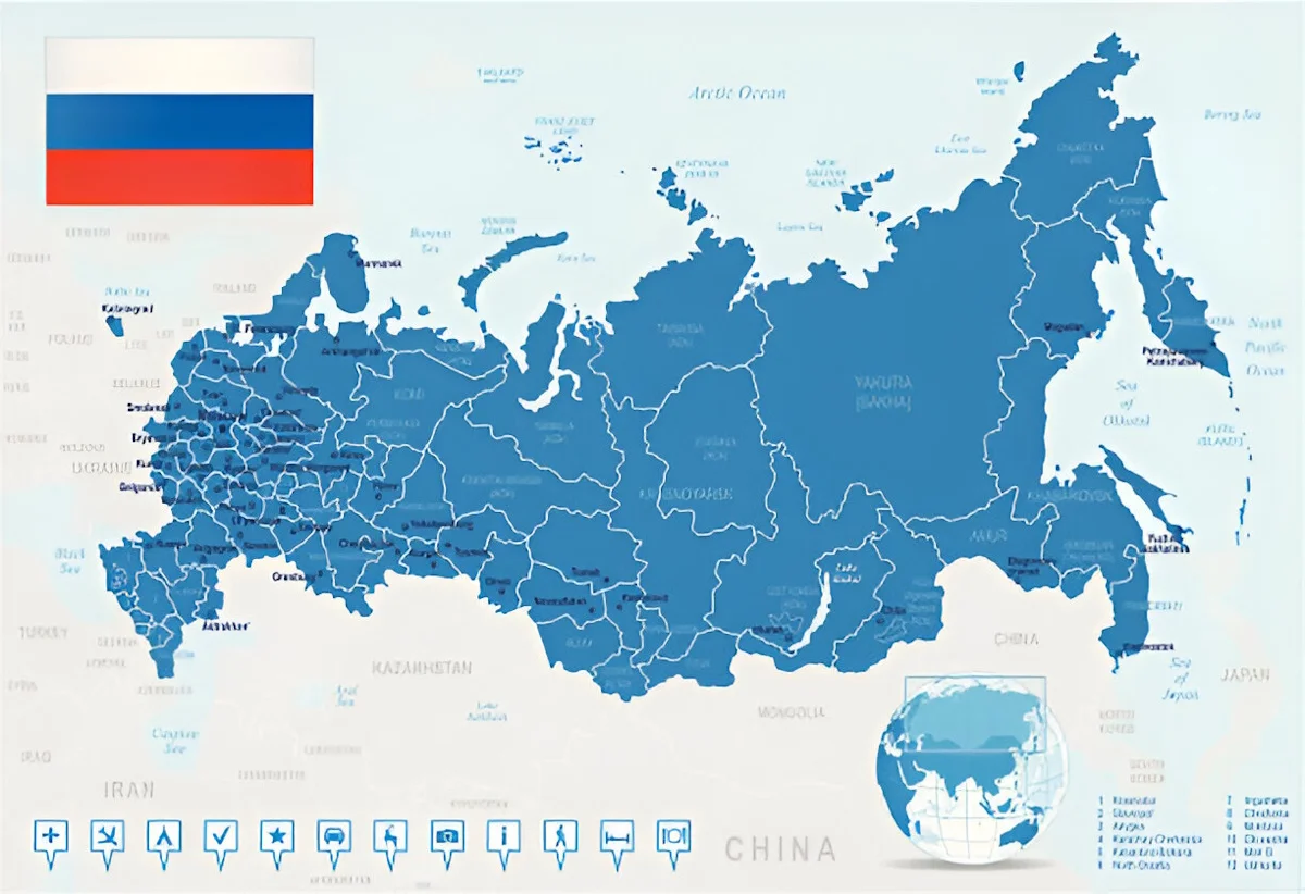 Russia Largest Country in World by Area