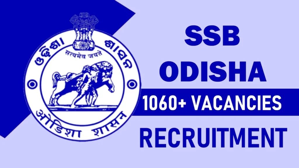 State Selection Board Odisha Recruitment 2024 Notification for 1162 Posts | Online Form