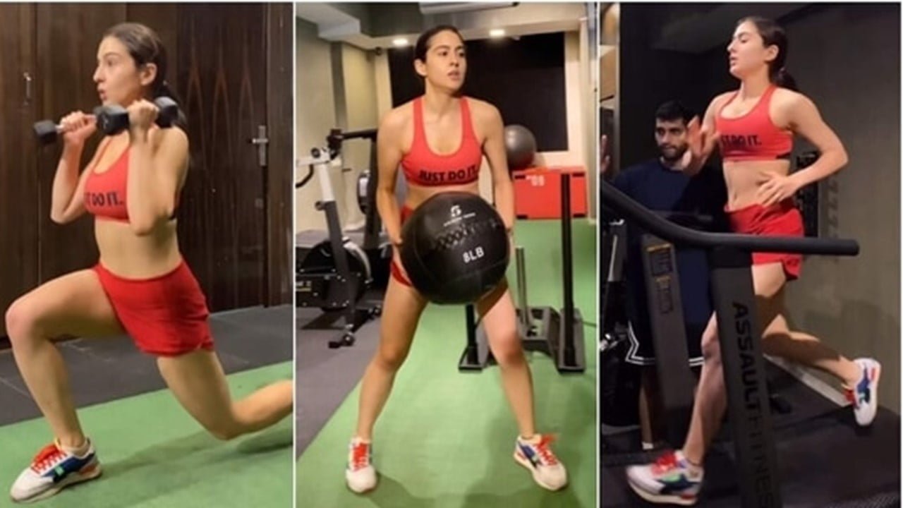 Sara Ali Khan's 6-Pack Abs Steal the Show in Intense Workout