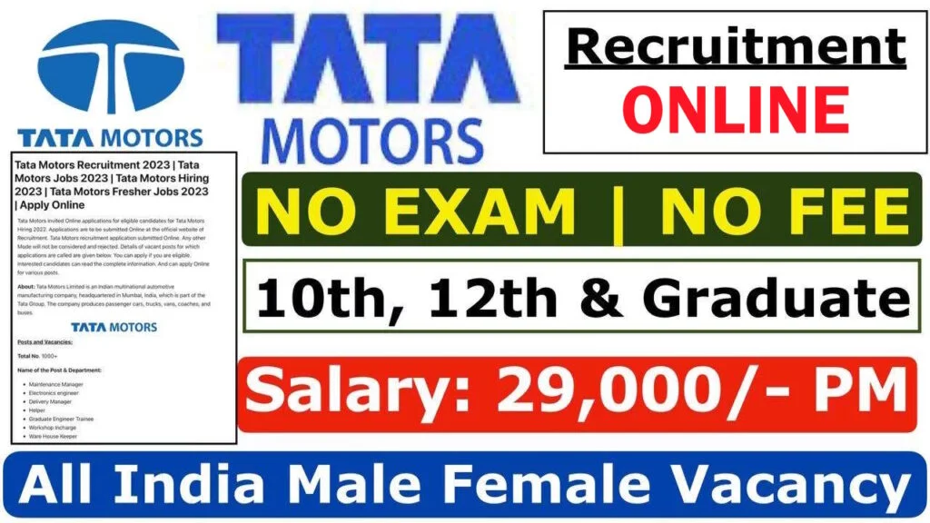 8000+ Tata Motors Jobs