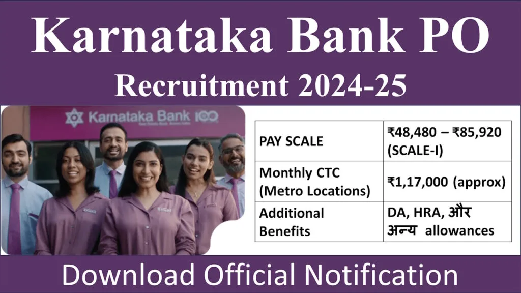 Karnataka Bank PO Recruitment 2024-25