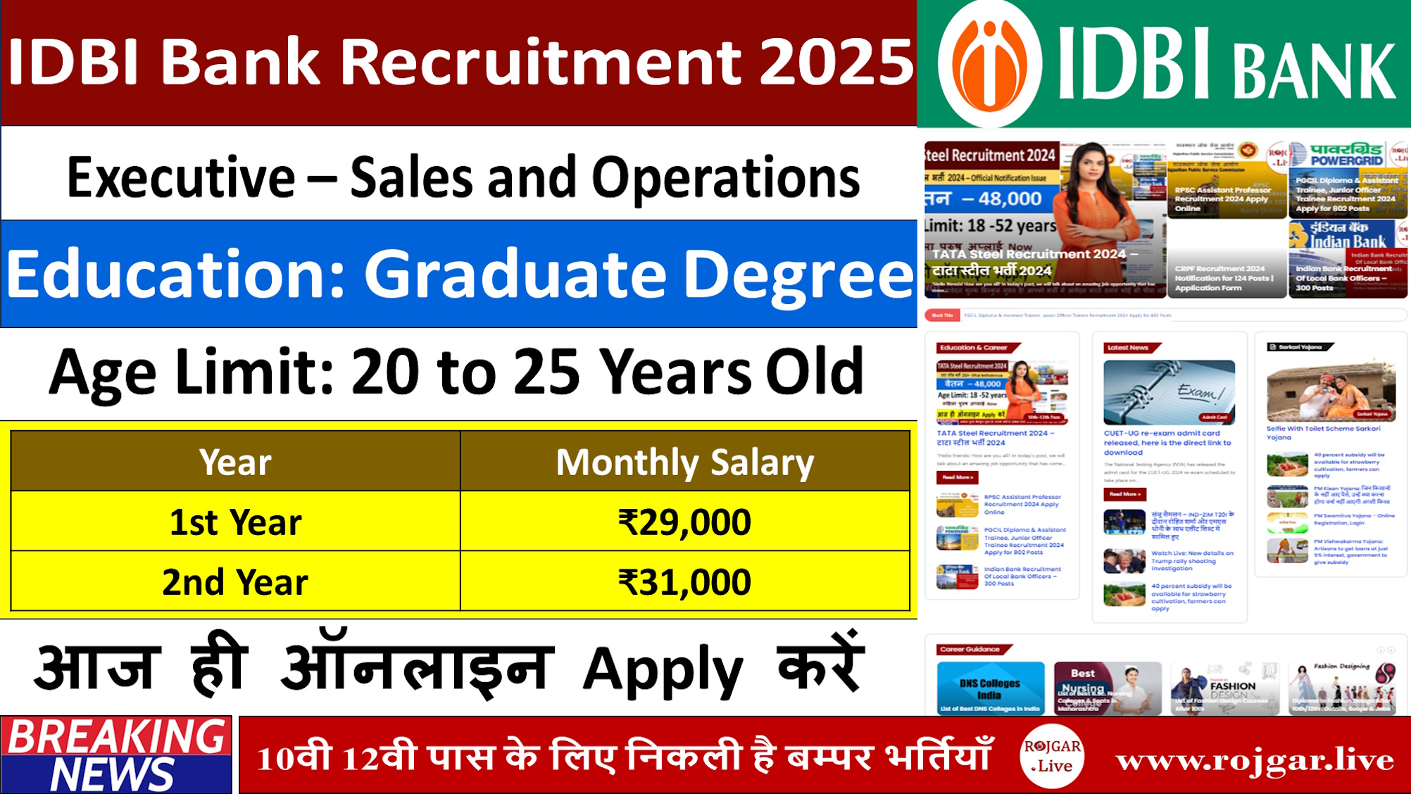 IDBI Bank Recruitment 2025