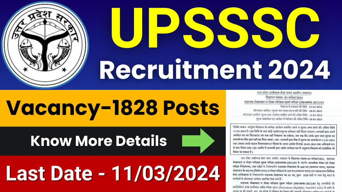 Uppssc Recruitment 2023