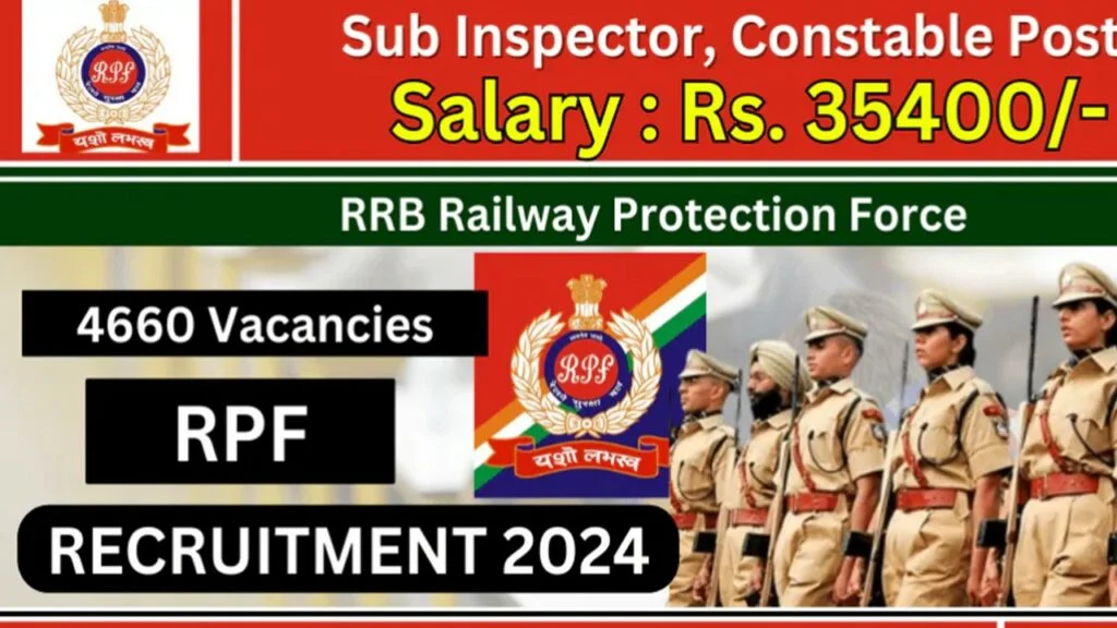 Railway Protection Force Recruitment 2024 Notification for 4660 Posts | Online Apply