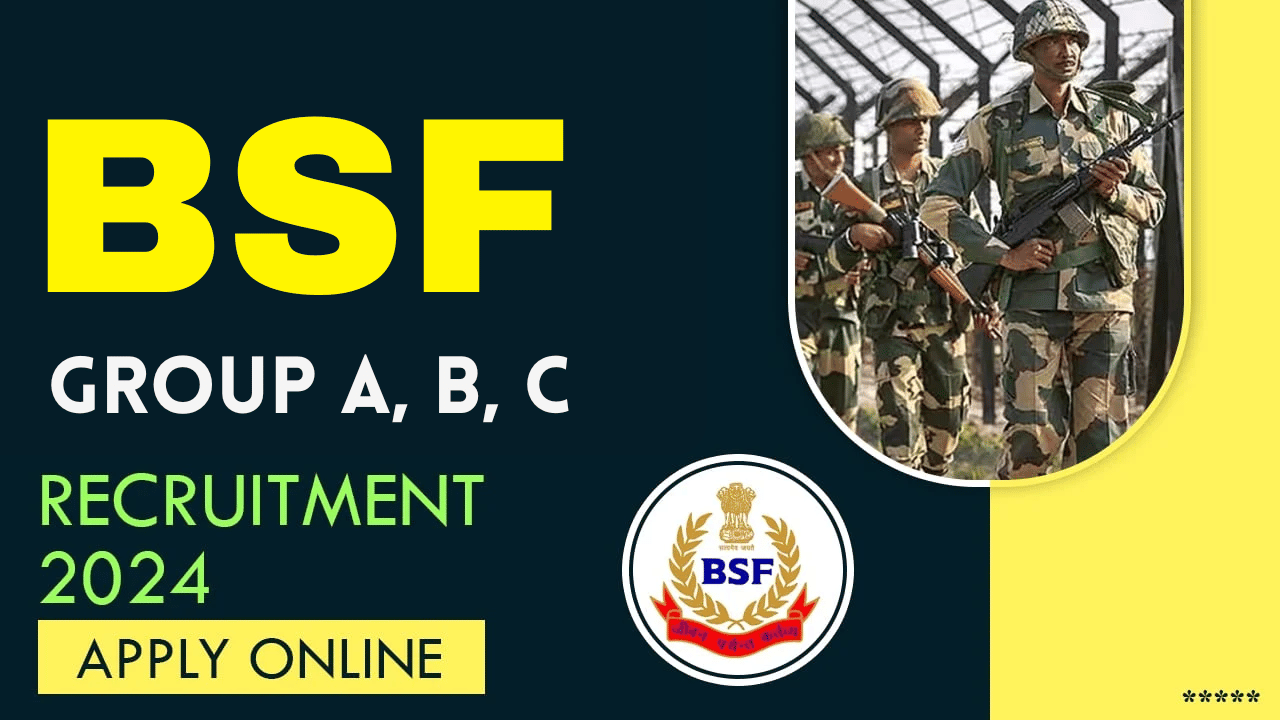 Border Security Force (BSF) Recruitment 2024 Notification for 1688