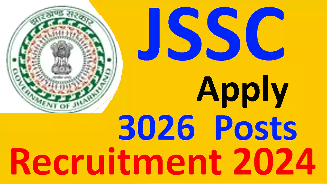 jssc recruitment 2024