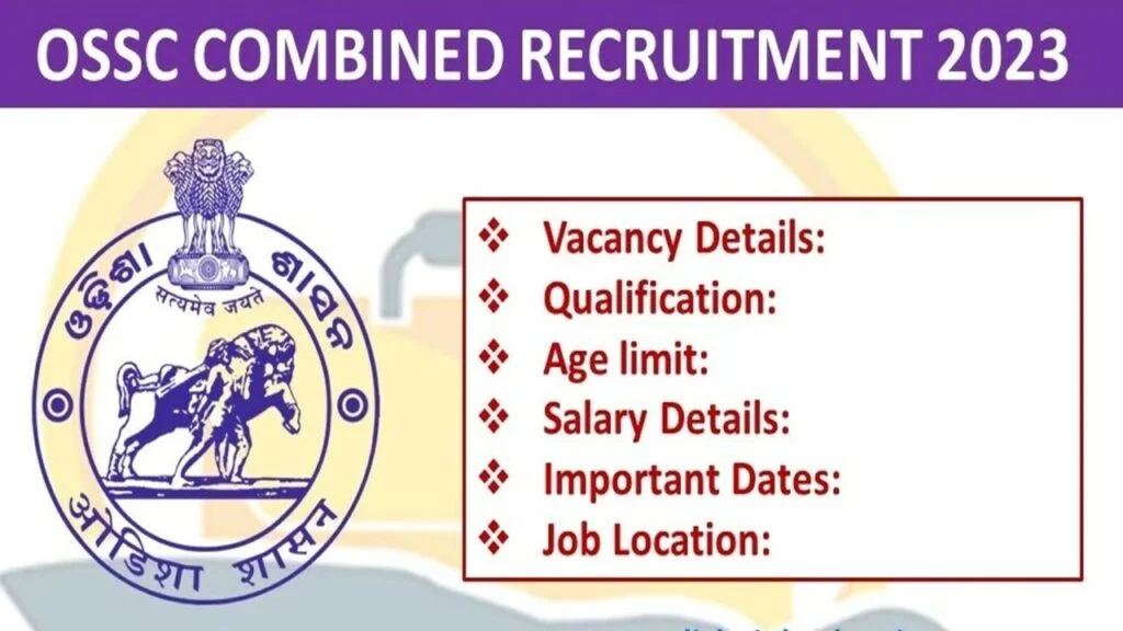 OSSC Combined Recruitment-Junior Clerk-Typist, Typist-Copyist, Data Entry Operator 124 Posts | Apply Now