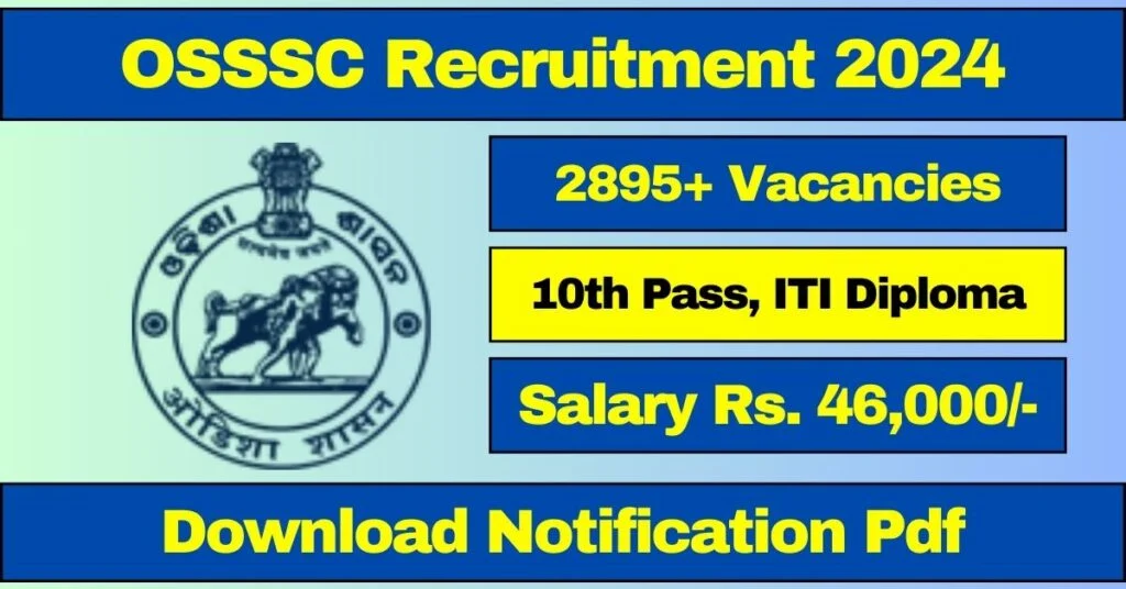 OSSSC Recruitment 2024 Notification for 5348 Posts | Online Apply